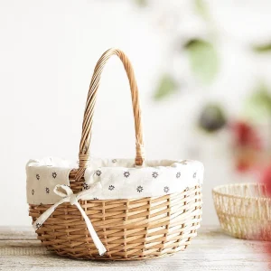 Koszyk Norso Z Raczka Naturalny 38 Cm