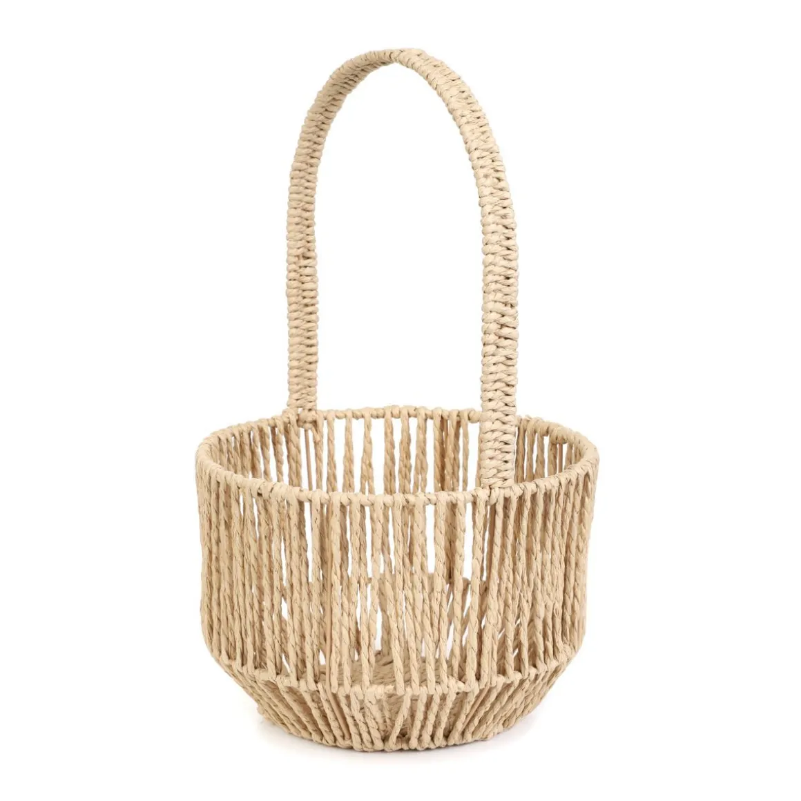 koszyk_viby_pleciony_z_ra_1.webp Koszyk Viby Pleciony Z Raczka Ciemny 13X25 Cm