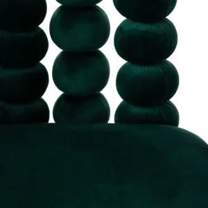Krzeslo Bubble Beam Welurowe Zielone 56,5X52X87 Cm