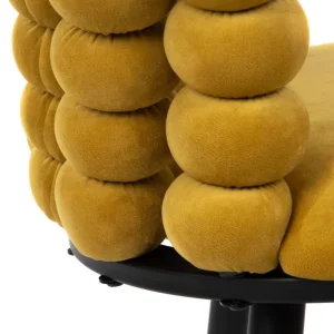 Krzeslo Bubble Verse Welurowe Oliwkowe 48X65X81 Cm