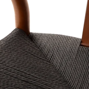 Krzeslo Caderia Plecione Brazowe 45X45X76 Cm