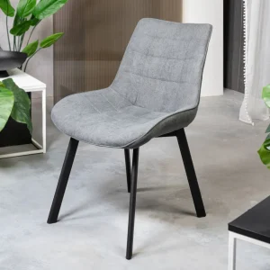 Krzeslo Colin W Tkaninie Grafitowe 53X61X88 Cm