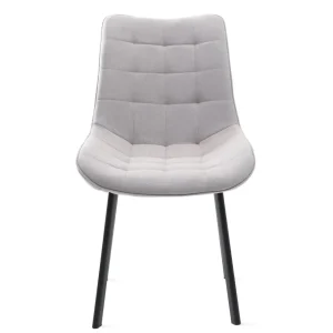 Krzeslo Colin W Tkaninie Jasnoszare 53X61X88 Cm