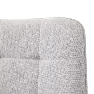 Krzeslo Colin W Tkaninie Jasnoszare 53X61X88 Cm