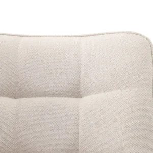 Krzeslo Colin W Tkaninie Bezowe 53X61X88 Cm