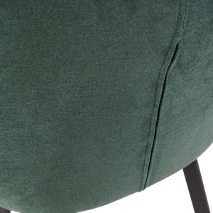 Krzeslo Colin Welurowe Zielone 53X61X88 Cm