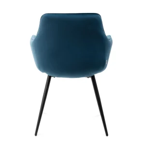 Krzeslo Etienne Welurowe Granatowe 56X61X86 Cm