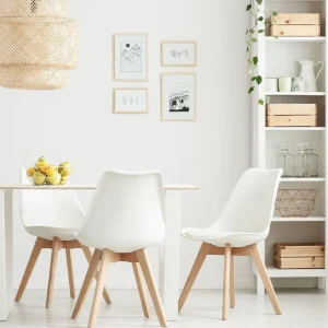 Krzeslo Fisco Biale 48X56X82 Cm