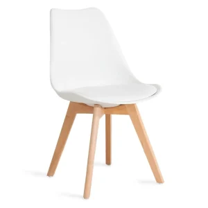 Krzeslo Fisco Biale 48X56X82 Cm