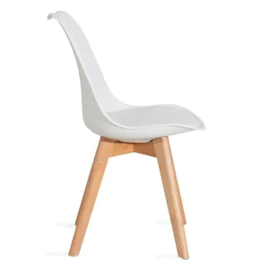 Krzeslo Fisco Biale 48X56X82 Cm