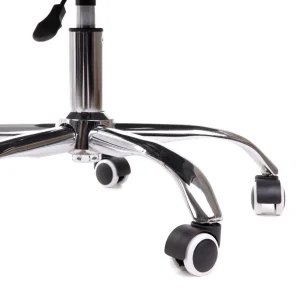 Krzeslo Flossi Welurowe Obrotowe Czarne 57X65X90 Cm