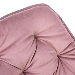 Krzeslo Flossi Welurowe Rozowe 57X63X84 Cm