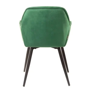 Krzeslo Flossi Welurowe Zielone 57X63X84 Cm