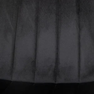 Krzeslo Golick Welurowe Czarne 44X57X88 Cm