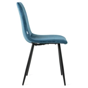 Krzeslo Golick Welurowe Granatowe 44X57X88 Cm