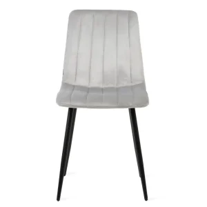 Krzeslo Golick Welurowe Jasnoszare 44X57X88 Cm