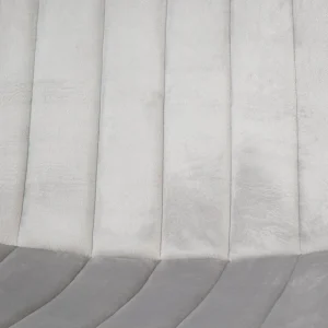 Krzeslo Golick Welurowe Jasnoszare 44X57X88 Cm