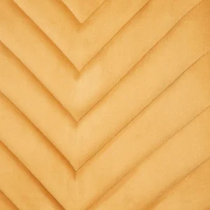 Krzeslo Gunhild Welurowe Musztardowe 44X57X88 Cm