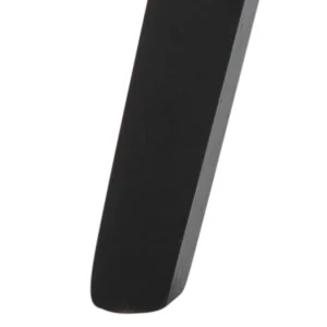 Krzeslo Haveri! Drewniane Czarne-Naturalne 55X45X79,5 Cm