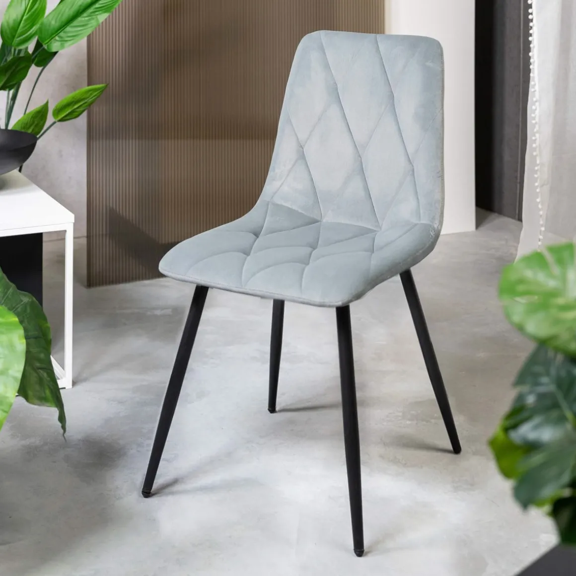 krzeslo_hillevi_w_tkanini_0.webp Krzeslo Hillevi W Tkaninie Szare 44X57X88 Cm