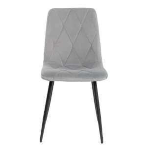 Krzeslo Hillevi W Tkaninie Szare 44X57X88 Cm