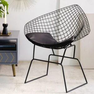 Krzeslo Industrial Metalowy 83X64X82 Cm