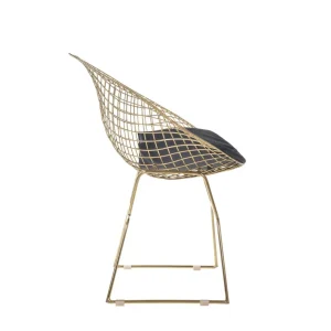 Krzeslo Industrial Metalowy 83X64X82 Cm