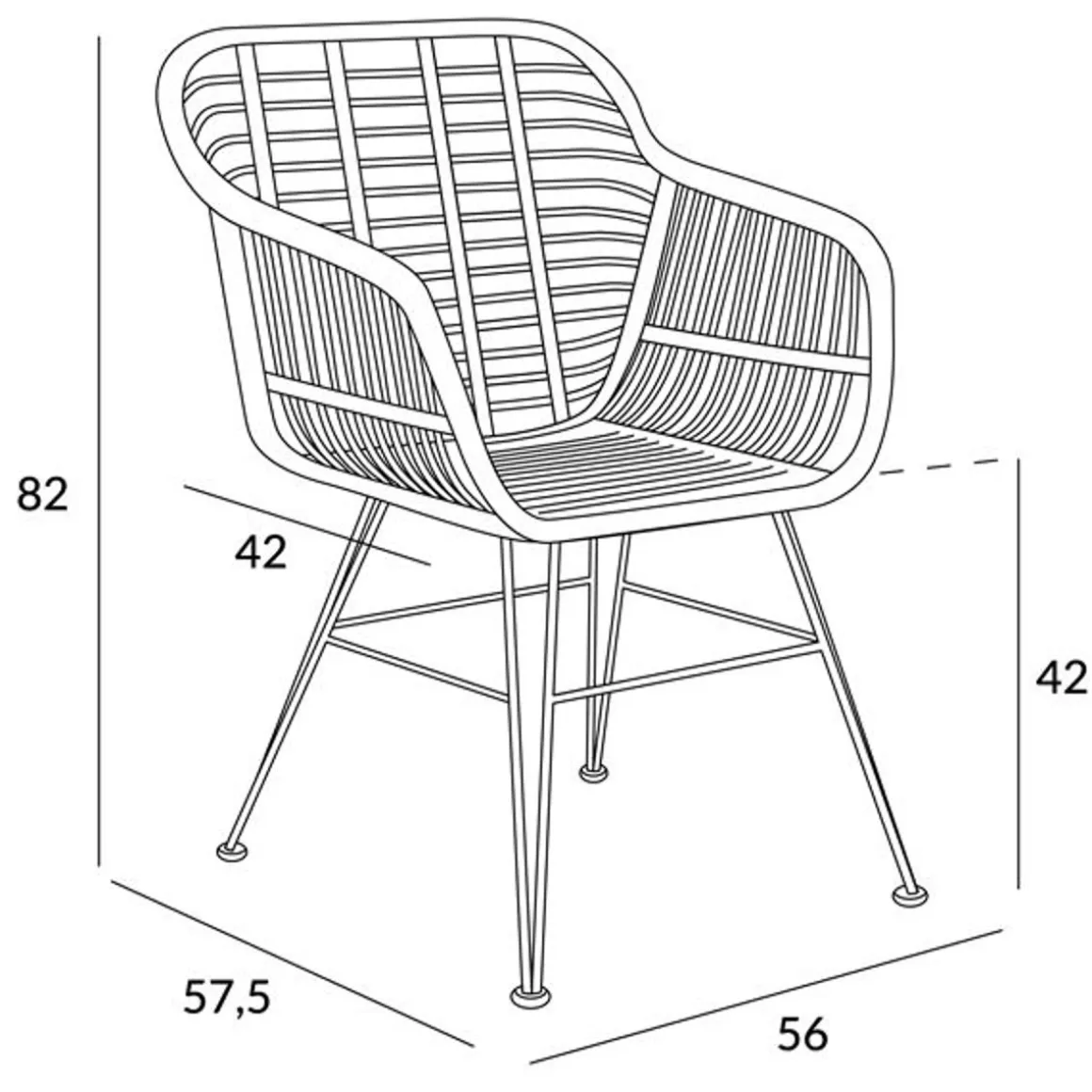 krzeslo_jardin_plecione_c_6.webp Krzeslo Jardin Plecione Czarne 57X62X81 Cm