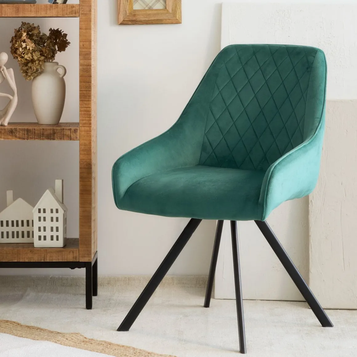 krzeslo_laurent_obrotowe__0-4.webp Krzeslo Laurent Obrotowe Czarne 54X55X85 Cm, Sh: 50Cm