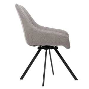 Krzeslo Laurent Obrotowe Welurowe Bezowe 54X55X85 Cm, Sh: 50Cm