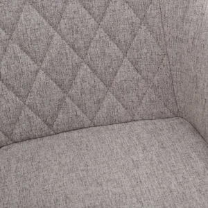 Krzeslo Laurent Obrotowe Welurowe Bezowe 54X55X85 Cm, Sh: 50Cm