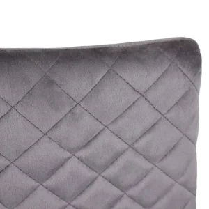 Krzeslo Logan Welurowe Szare 44X44X92 Cm