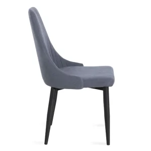 Krzeslo Louis Grafitowe 44X59X88 Cm