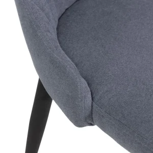 Krzeslo Louis Grafitowe 44X59X88 Cm