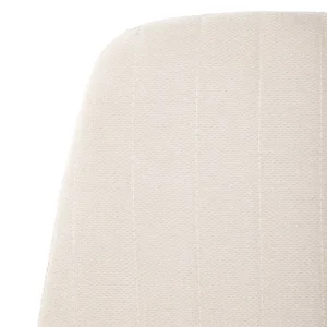 Krzeslo Louis W Tkaninie Bezowe 44X59X88 Cm