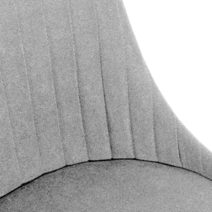 Krzeslo Louis W Tkaninie Jasnoszare 44X59X88 Cm