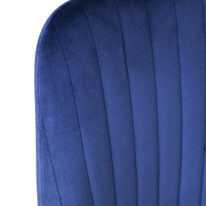 Krzeslo Louis Welurowe Granatowe 44X59X88 Cm