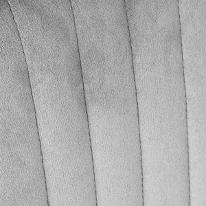 Krzeslo Louis Welurowe Szare 44X59X88 Cm