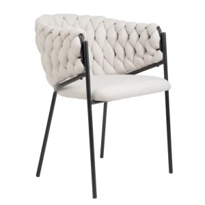 Krzeslo Merle Bezowe 57X59X78 Cm