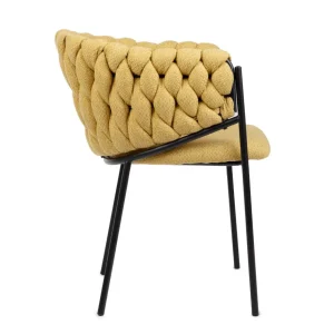 Krzeslo Merle Musztardowe 57X59X78 Cm