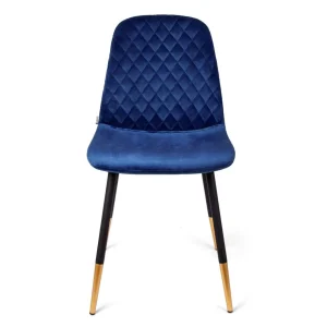 Krzeslo Noir Welurowe Granatowe 44X52X85Cm