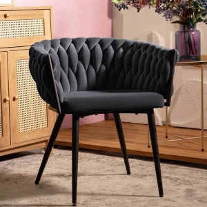 Krzeslo Prinssi New Czarne 60X60X79 Cm