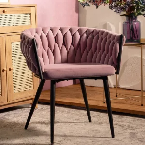 Krzeslo Prinssi New Rozowe 60X60X79 Cm