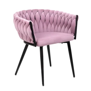 Krzeslo Prinssi New Rozowe 60X60X79 Cm
