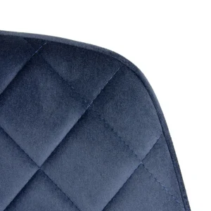 Krzeslo Shelton Welurowe Granatowe 56X60X84Cm
