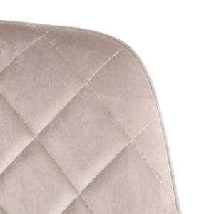 Krzeslo Shelton Welurowe Bezowe 56X60X84Cm