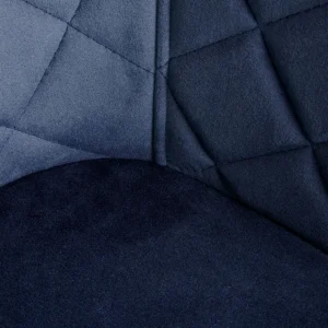 Krzeslo Shelton Welurowe Granatowe 56X60X84Cm