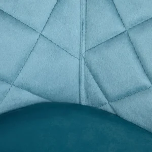 Krzeslo Shelton Welurowe Turkusowe 56X60X84Cm