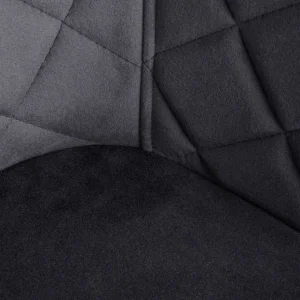 Krzeslo Shelton Welurowe Szare 56X60X84Cm