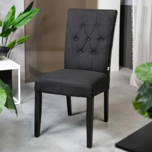 Krzeslo Skania Czarne Lite Drewno